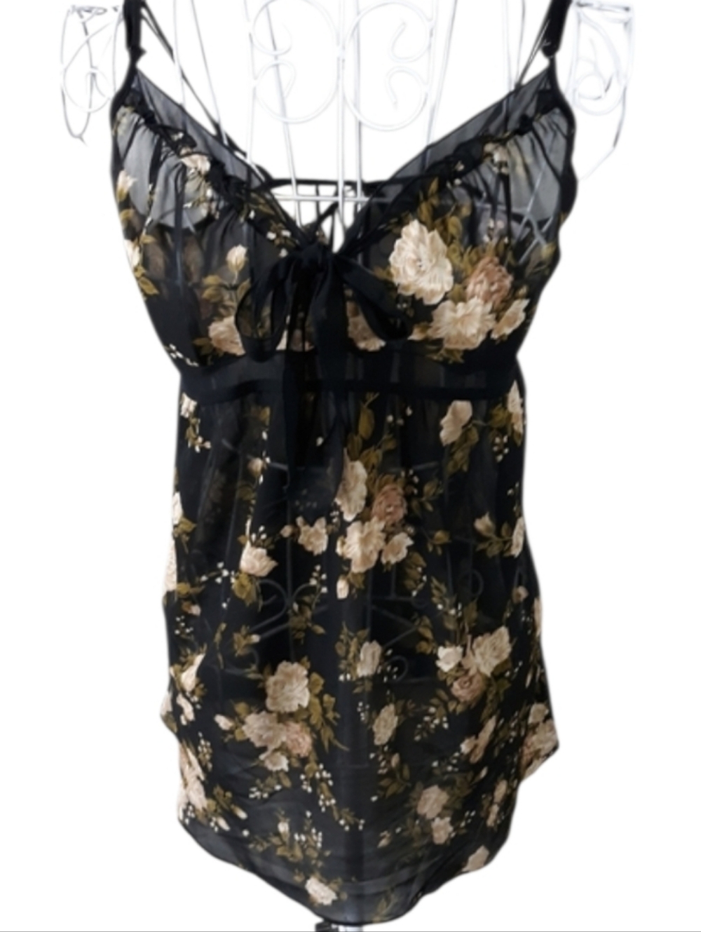 Victoria's Secret Antique Roses Nightie SZ M